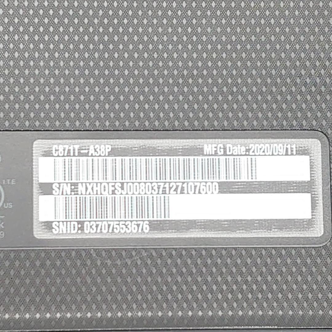 【頑丈設計】Acer Chromebook 712 Core i3／8Gメモリ