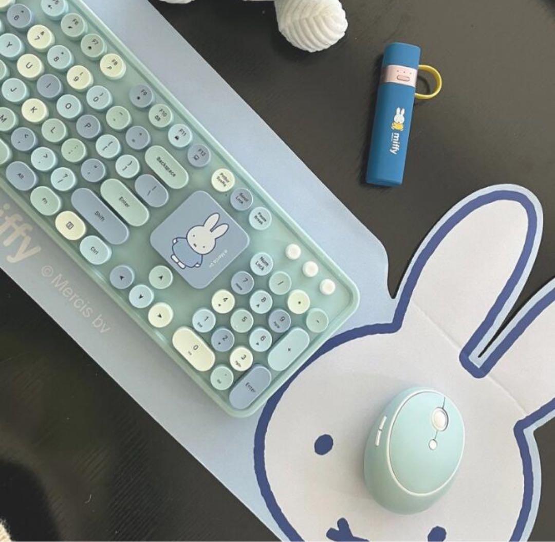 miffy ワイヤレスキーボード・マウス・パッドセット