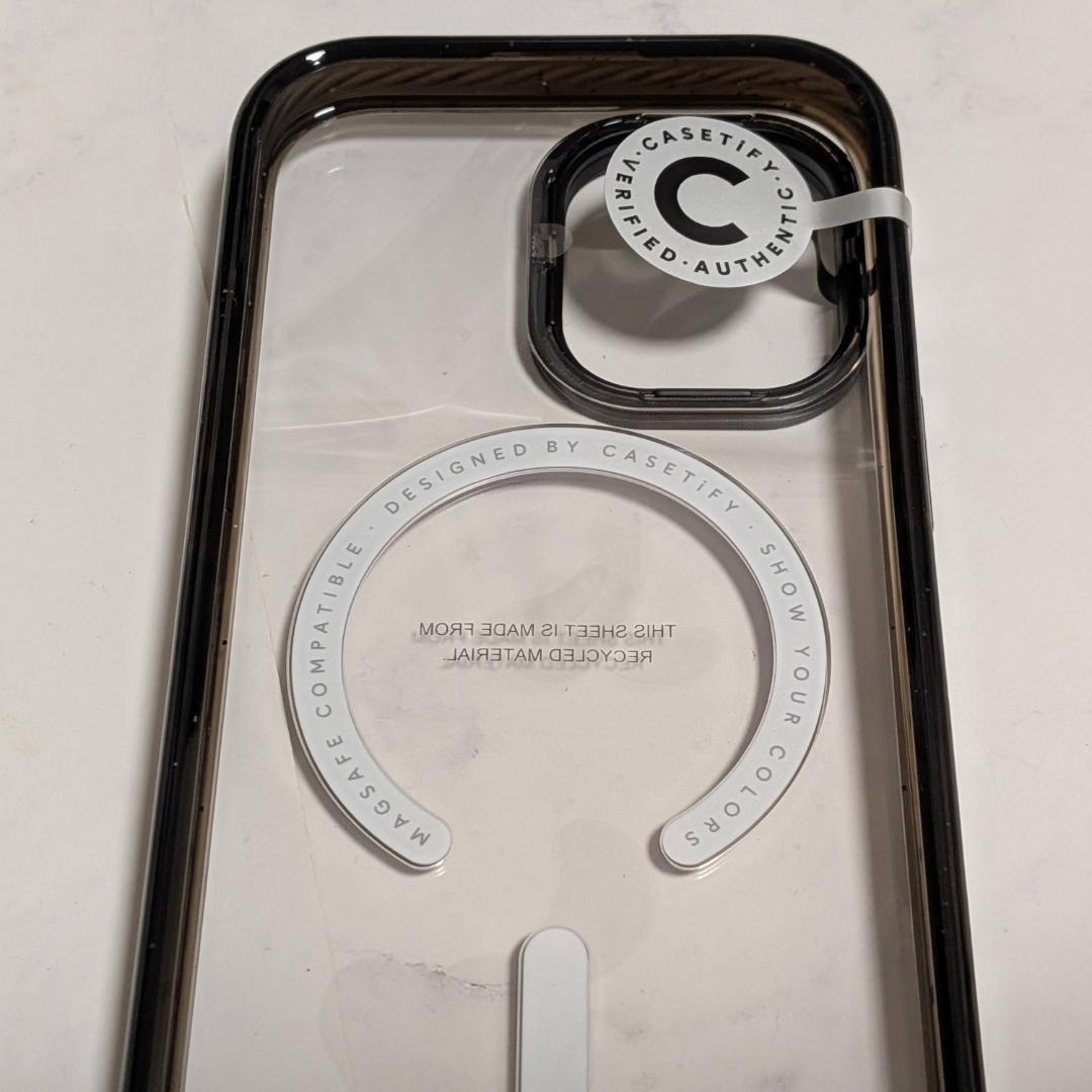 CASETiFY インパクトリングスタンド iPhone 17 クリアブラック