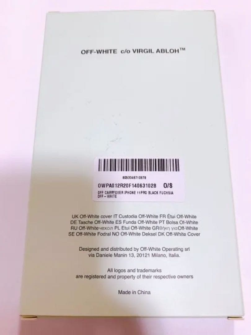 OFF-WHITE オフホワイト　iphone 11pro ケース