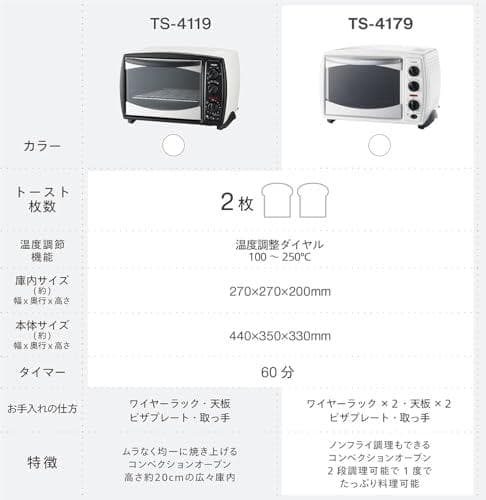 TWINBIRD(ツインバード) コンベクション ノンフライ オーブン トース*