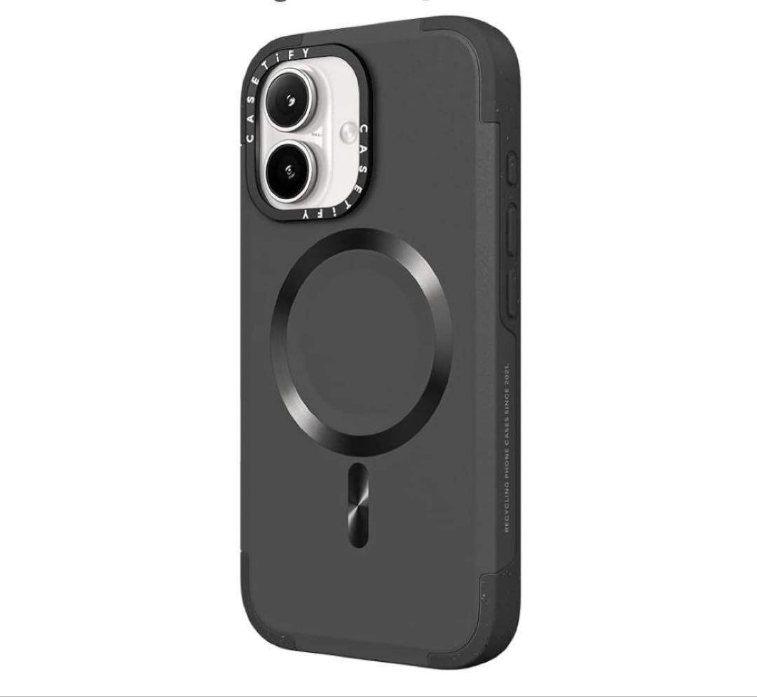 CASETiFY フォースケース iPhone 16 ケース 耐衝撃 グレー