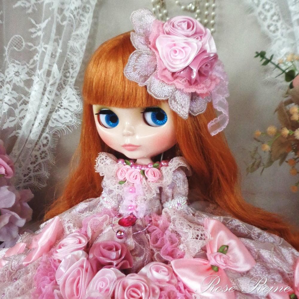 ベルサイユの薔薇 クラシカルロマンス ニュアンスピンクのフリルドールドレス