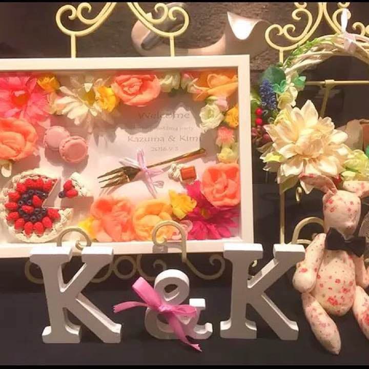 結婚式❤️立体ウェルカムボード♡