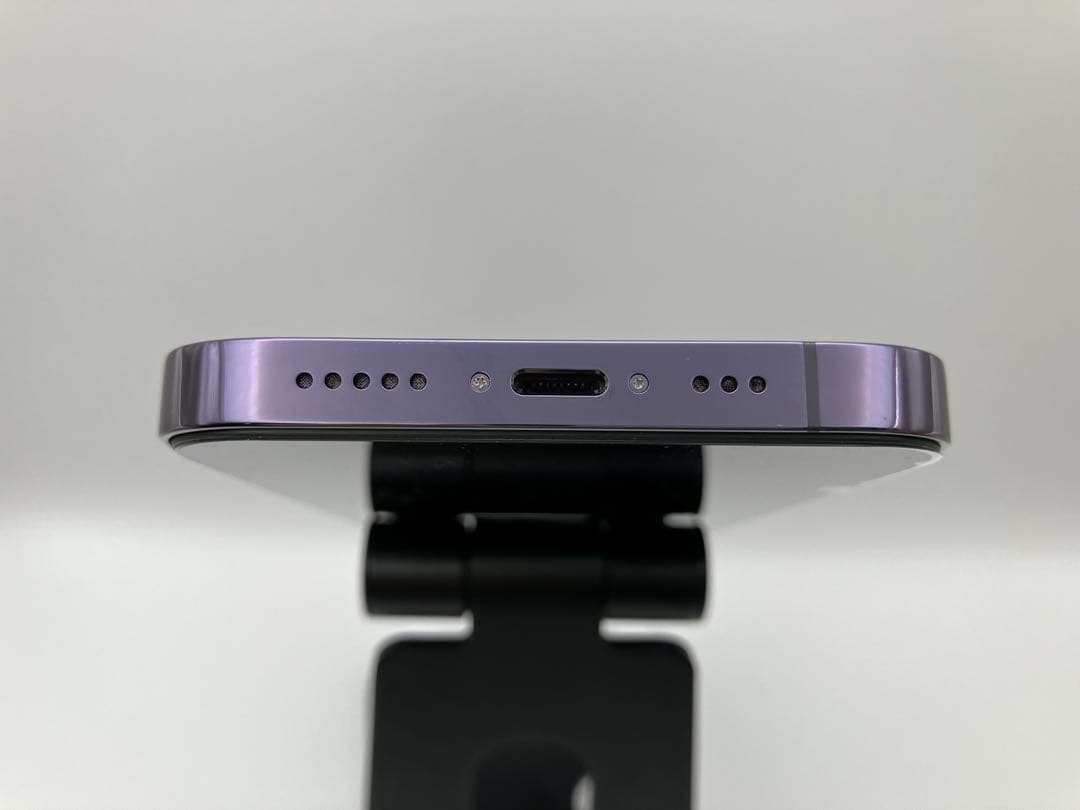 iPhone 14 Pro ディープパープル 256GB 画面・バッテリー新品
