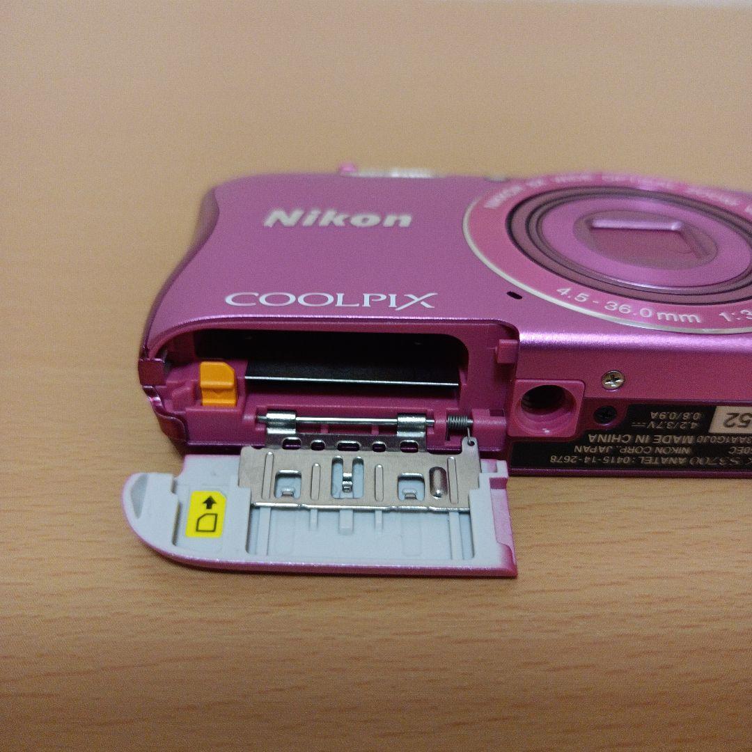 【美品】Nikon COOLPIX S3700 デジカメ ピンク