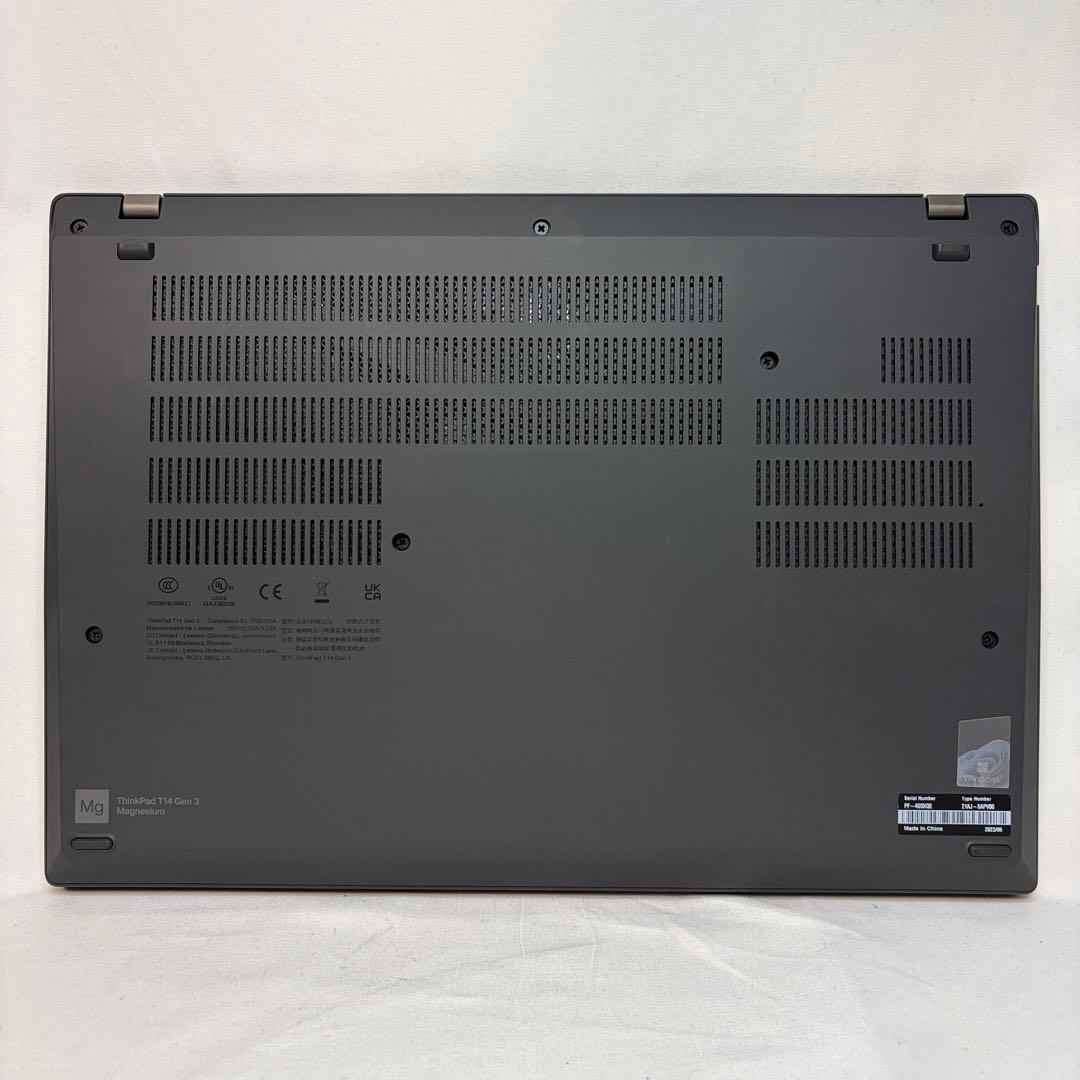 美品 ThinkPad T14 Gen3 第12世代 i7 32GB 1TB