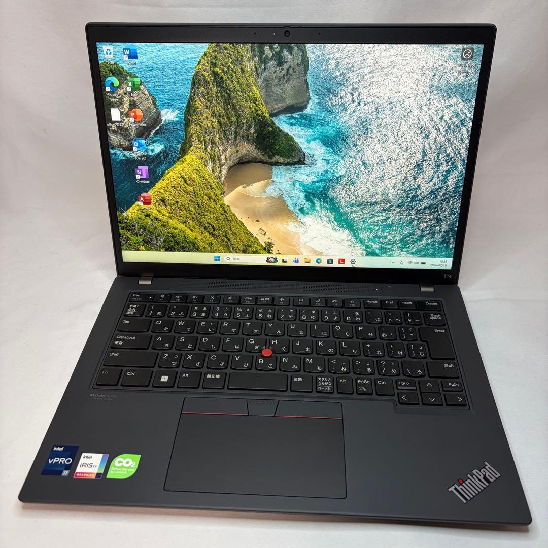 美品 ThinkPad T14 Gen3 第12世代 i7 32GB 1TB