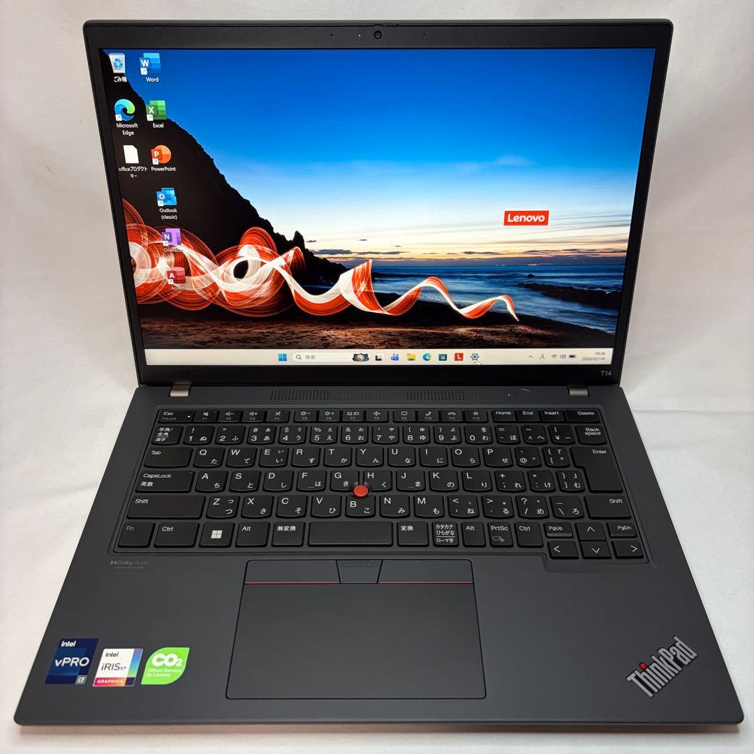 美品 ThinkPad T14 Gen3 第12世代 i7 32GB 1TB