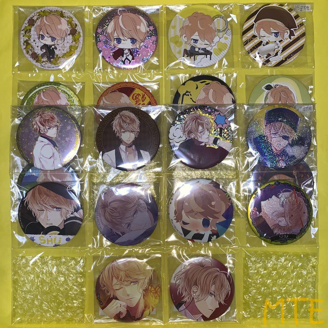 d*7様 [MTE] DIABOLIK LOVERS シュウ 缶バッジ 20個