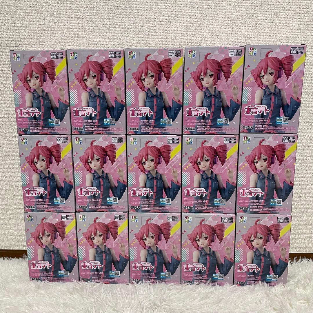 新品未開封　重音テト　ちょこのせ　フィギュア 15個　まとめ売り　セガ