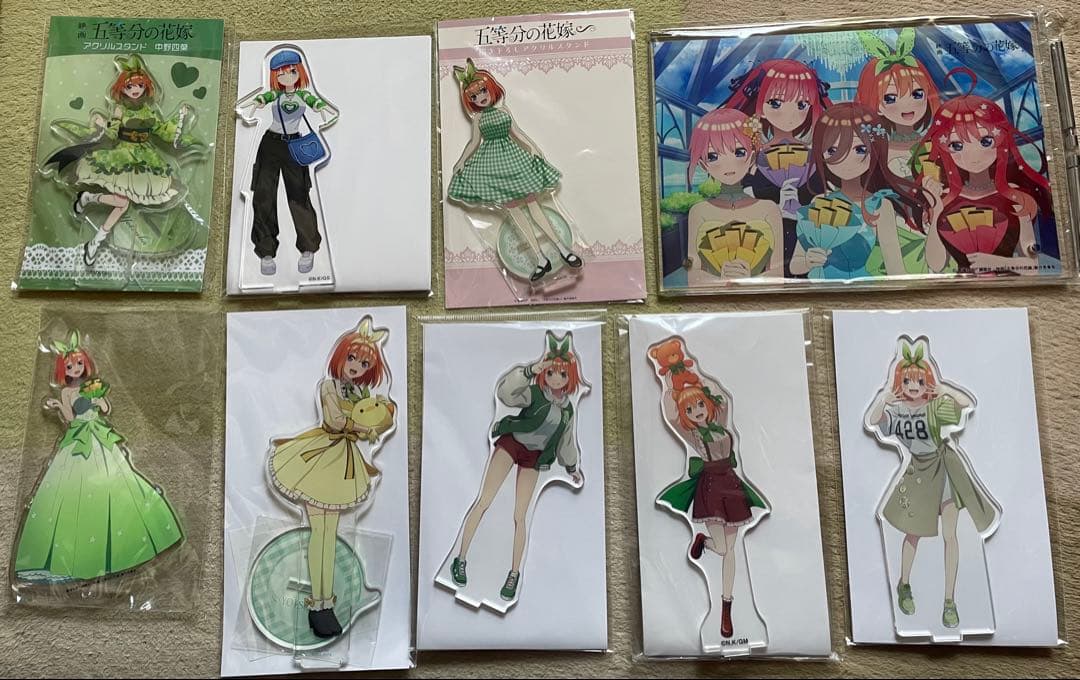 五等分の花嫁　中野四葉　アクリルスタンド　まとめ売り