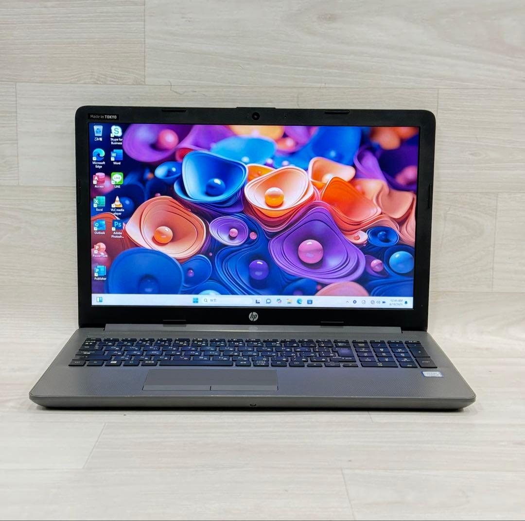 7世代　hpエイチピーノートパソコン/メモリー8GB/ 15インチSSD-256