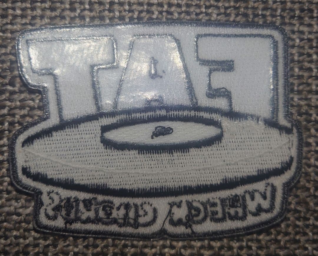 FAT WRECK CHORDS ロゴ刺繍パッチ、ワッペン