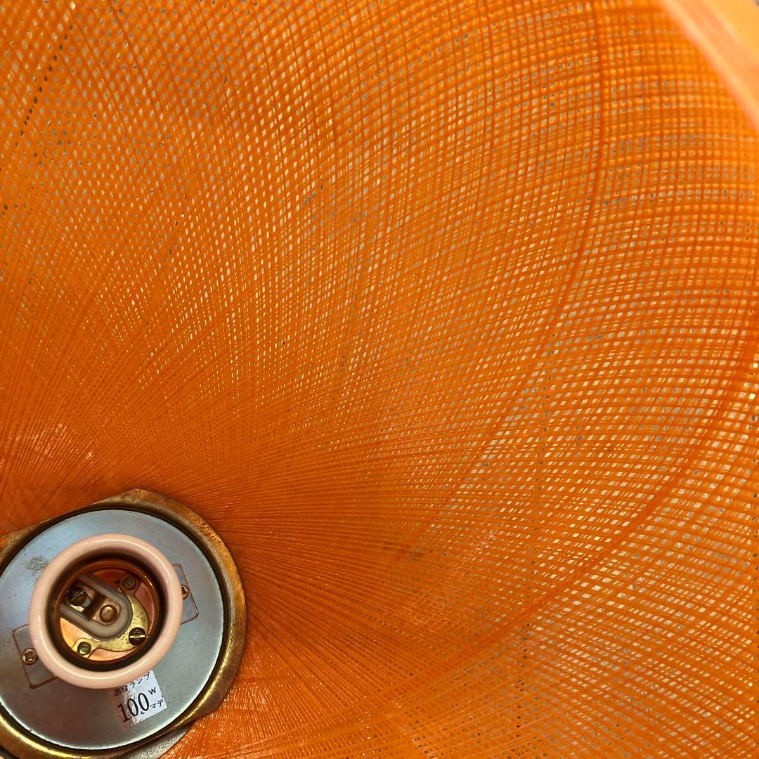 昭和レトロ 東芝 TOSHIBA ペンダントライト IP-6175 オレンジ