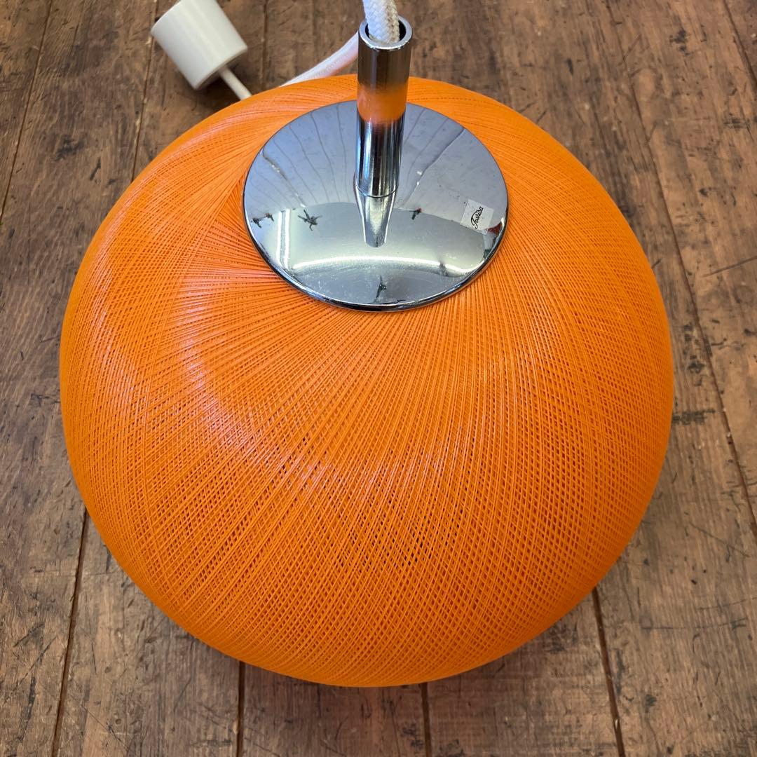 昭和レトロ 東芝 TOSHIBA ペンダントライト IP-6175 オレンジ