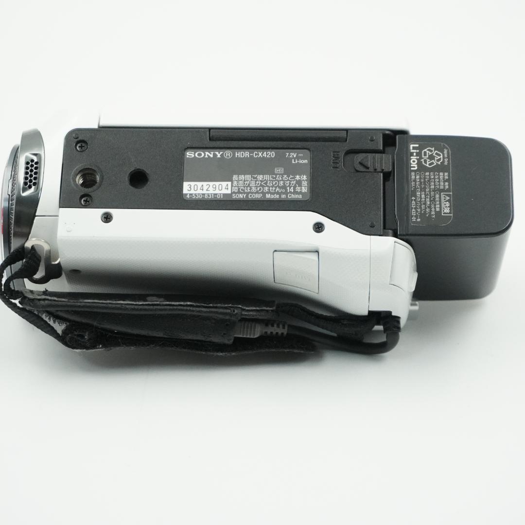■極上品■ SONY Handycam CX420 ホワイト #..460
