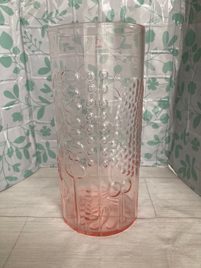 新品未使用　 イッタラ　フローラ　フラワーベース　ピンク　250㎜