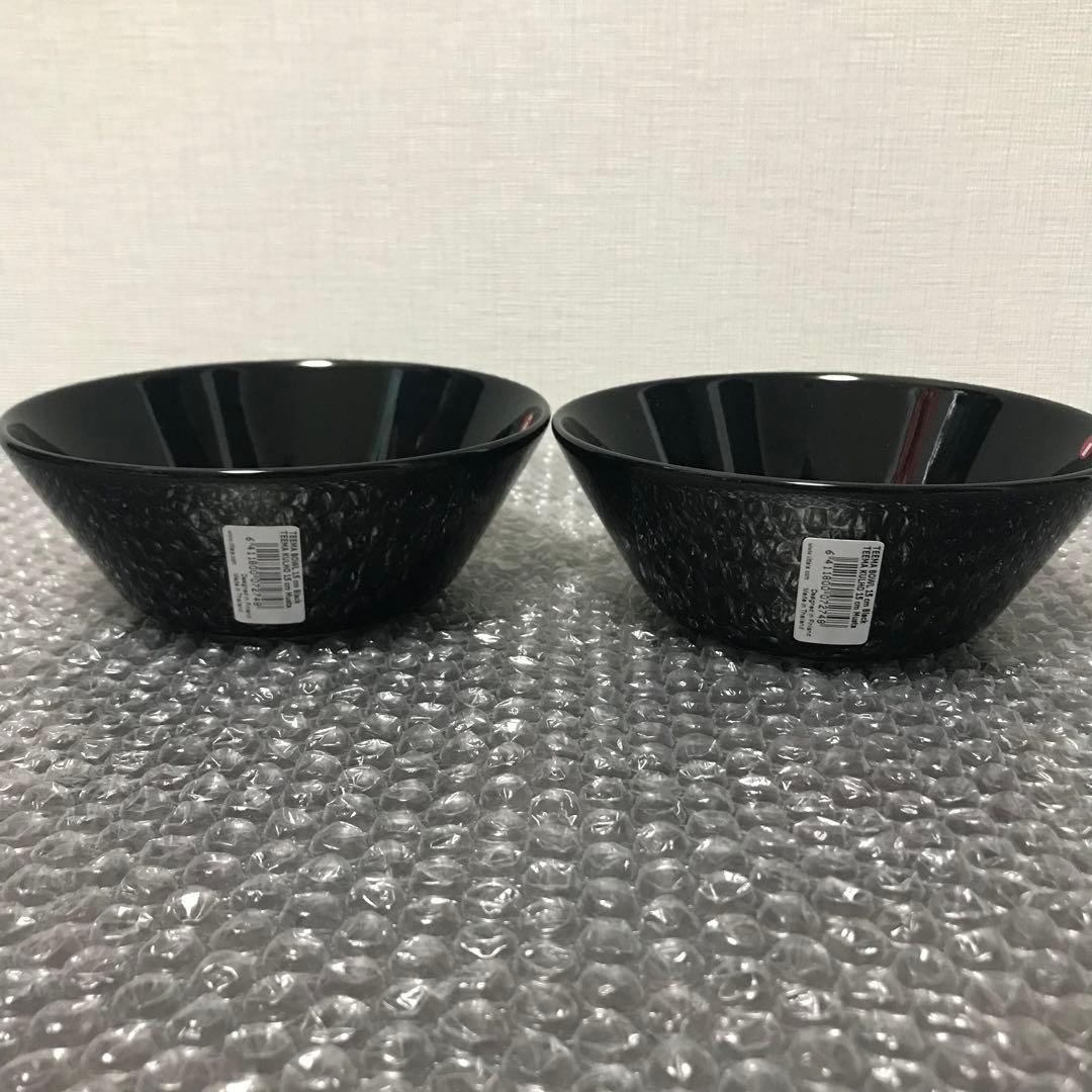 イッタラ ティーマ ブラック　黒　ボウル 15cm 2つセット