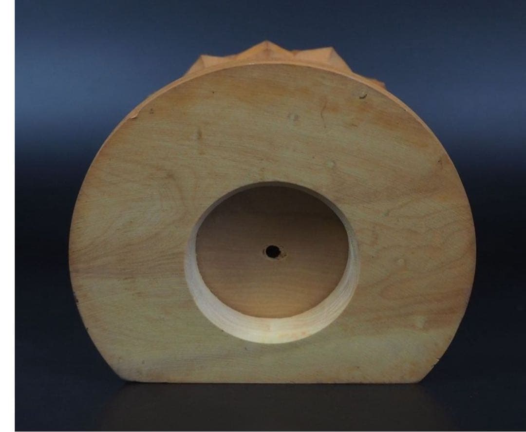 送料無料　時代物　柘植/黄楊　細密彫刻如来坐像　高さ21ｃｍ