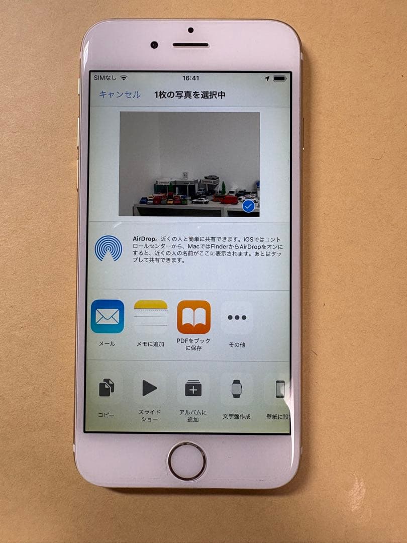 美品バッテリー100% iPhone 6 64GB ゴールド