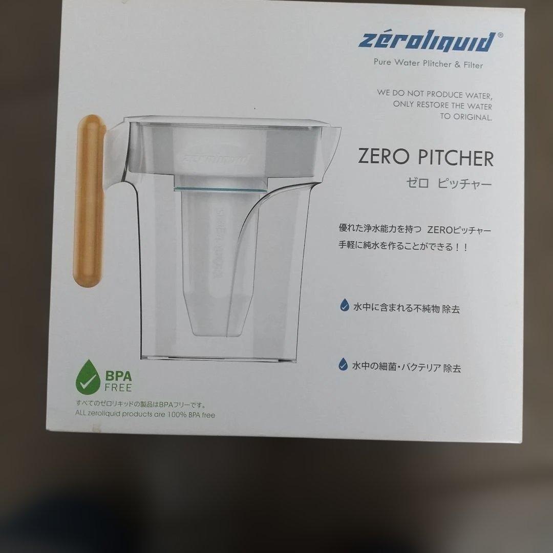 新品、未使用　未開封　ＺＥＲＯピッチャー　浄水器 水質測定機能付き
