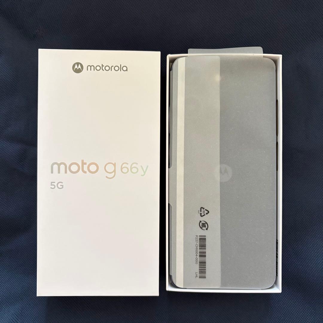【未使用】moto g66y 5G ブラックオイスター　SIMフリー