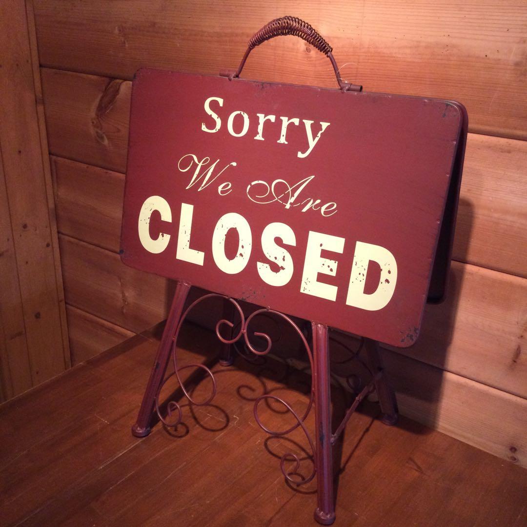 アメリカンカントリー雑貨　オープンクローズ　サイン　看板