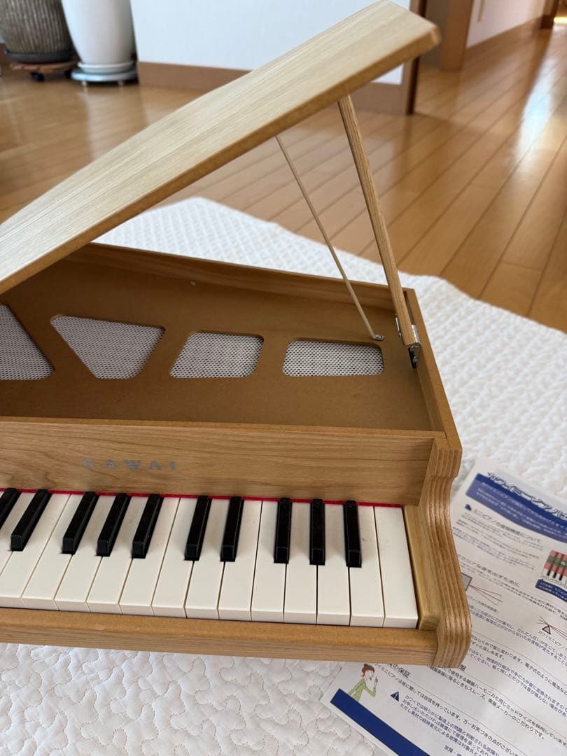 【KAWAI/カワイ】グランドピアノミニ1144ナチュラル美品