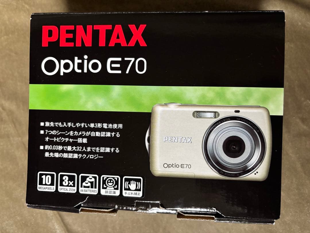PENTAX Optio E70 コンパクトデジタルカメラ　使用回数4〜5回