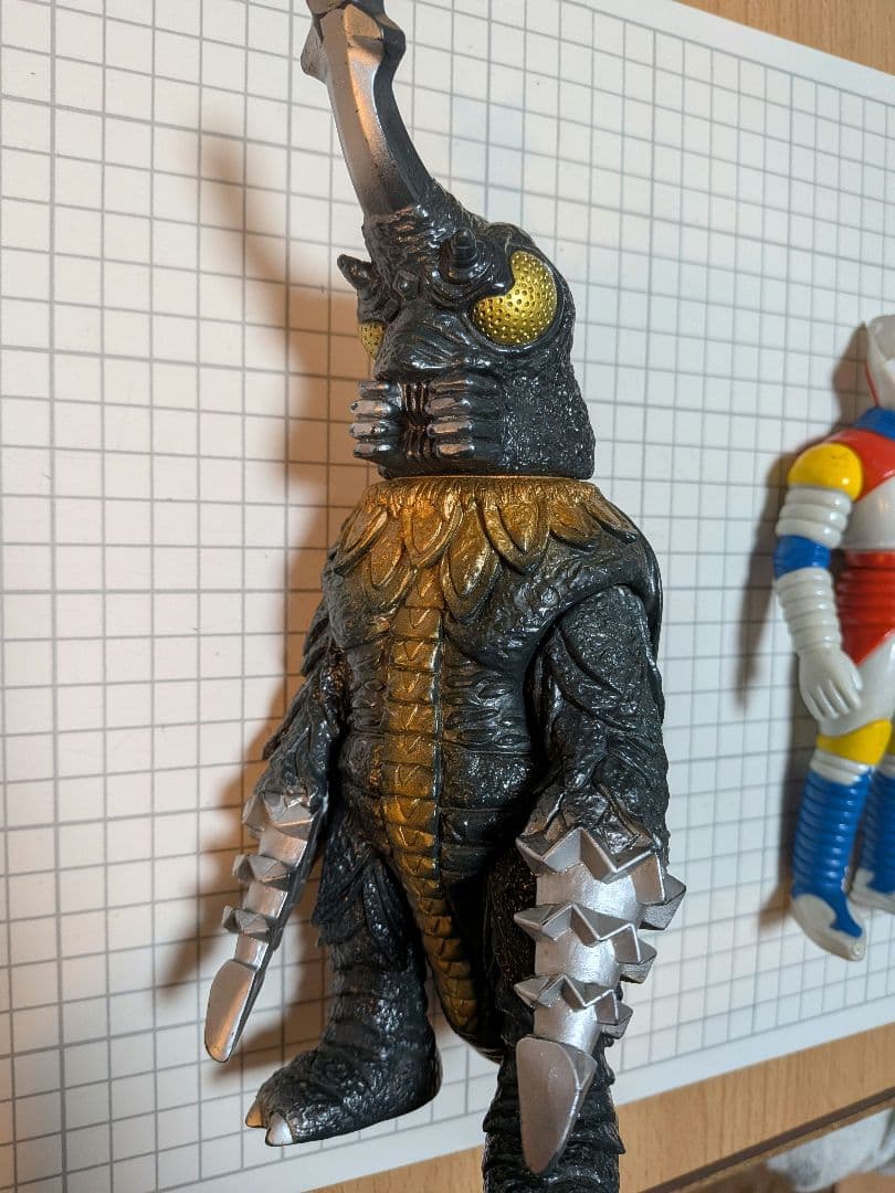 ゴジラ対メガロより　　ジェットジャガー　メガロ　ガイガン　ソフビ