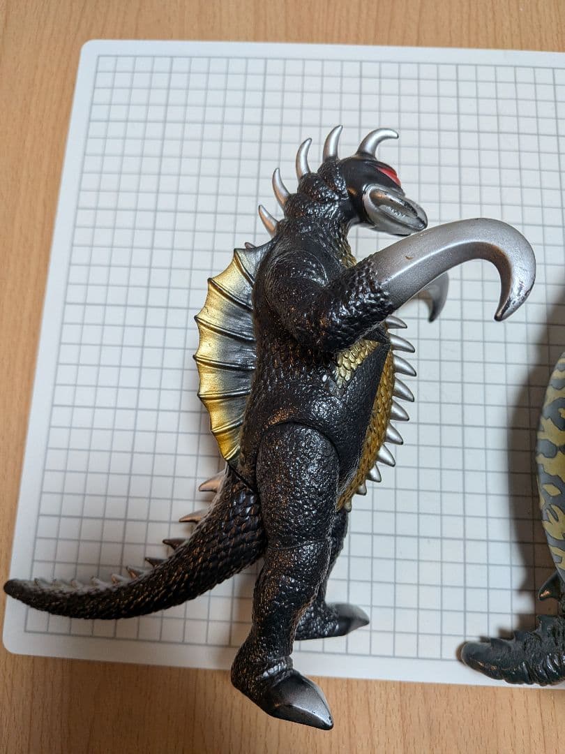 ゴジラ対メガロより　　ジェットジャガー　メガロ　ガイガン　ソフビ