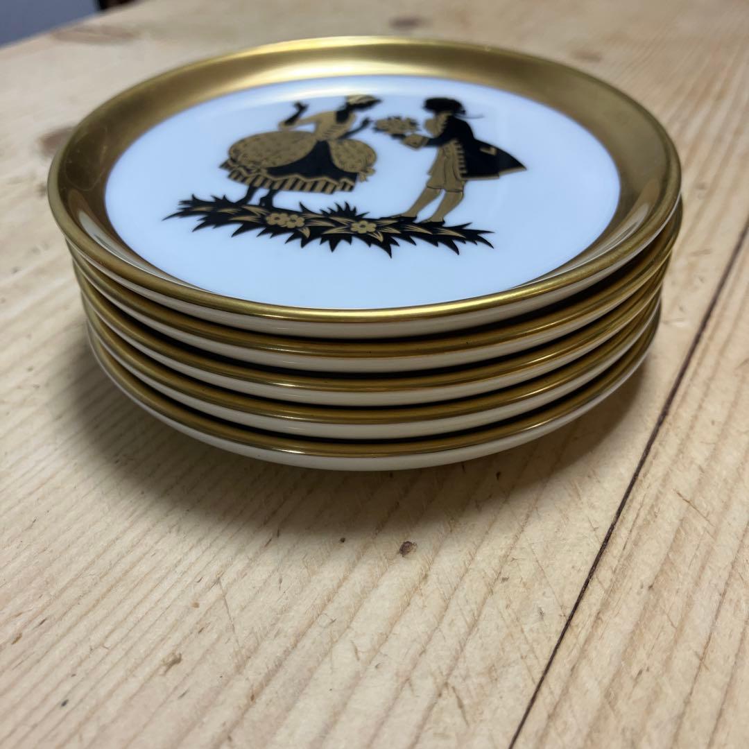 フェルステンベルグ　forstenberg 西ドイツ　5枚　飾り皿 セット