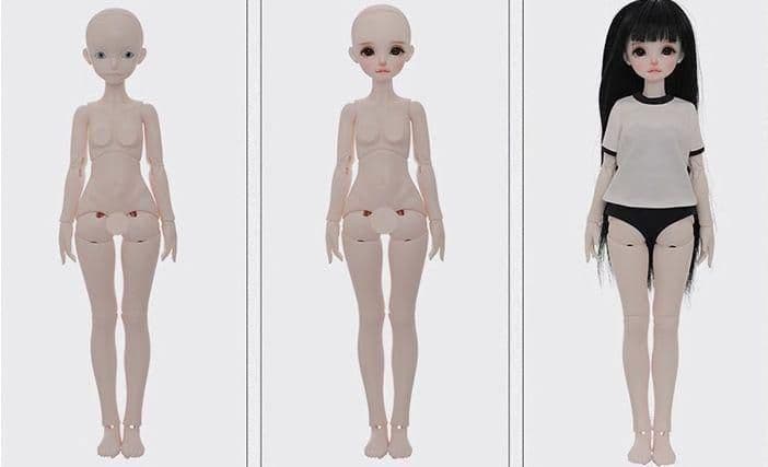 AX3 BJD 1/4 ドール本体 Mirai　球体関節人形 ハンドメイド