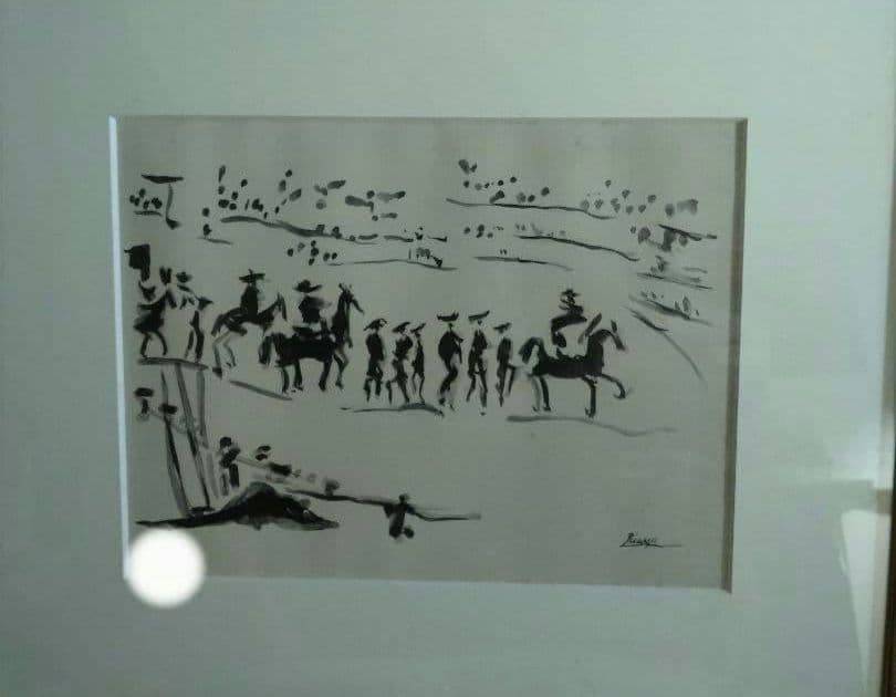 ピカソリトグラフBull Fighting （闘牛） エディションナンバーあり