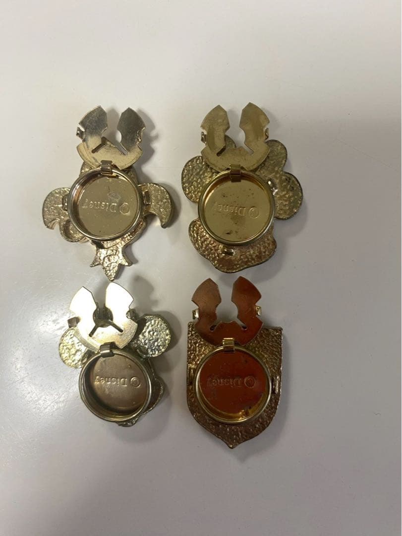 【レア品】貴重品　Disney ヴィンテージ　ボタンカバー　4個セット