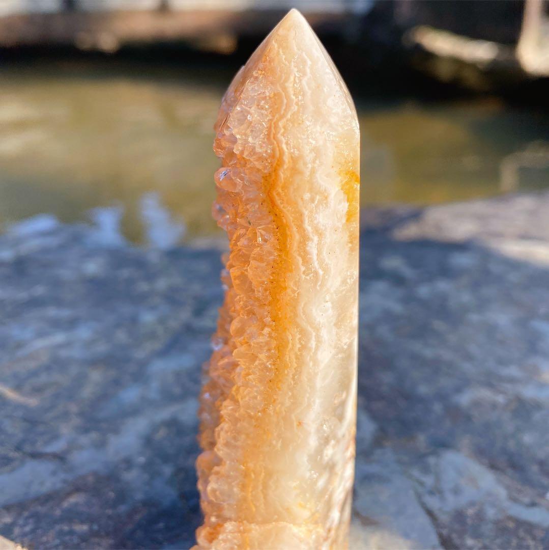 ゴールド　アメジスト 天然希少カラー　水晶原石　クォーツ　黄水晶