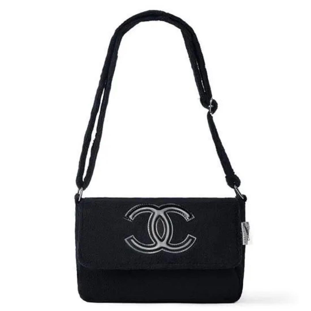 み*ー様 CHANEL シャネル ミニバッグ ポーチ ブラック×ブラッ