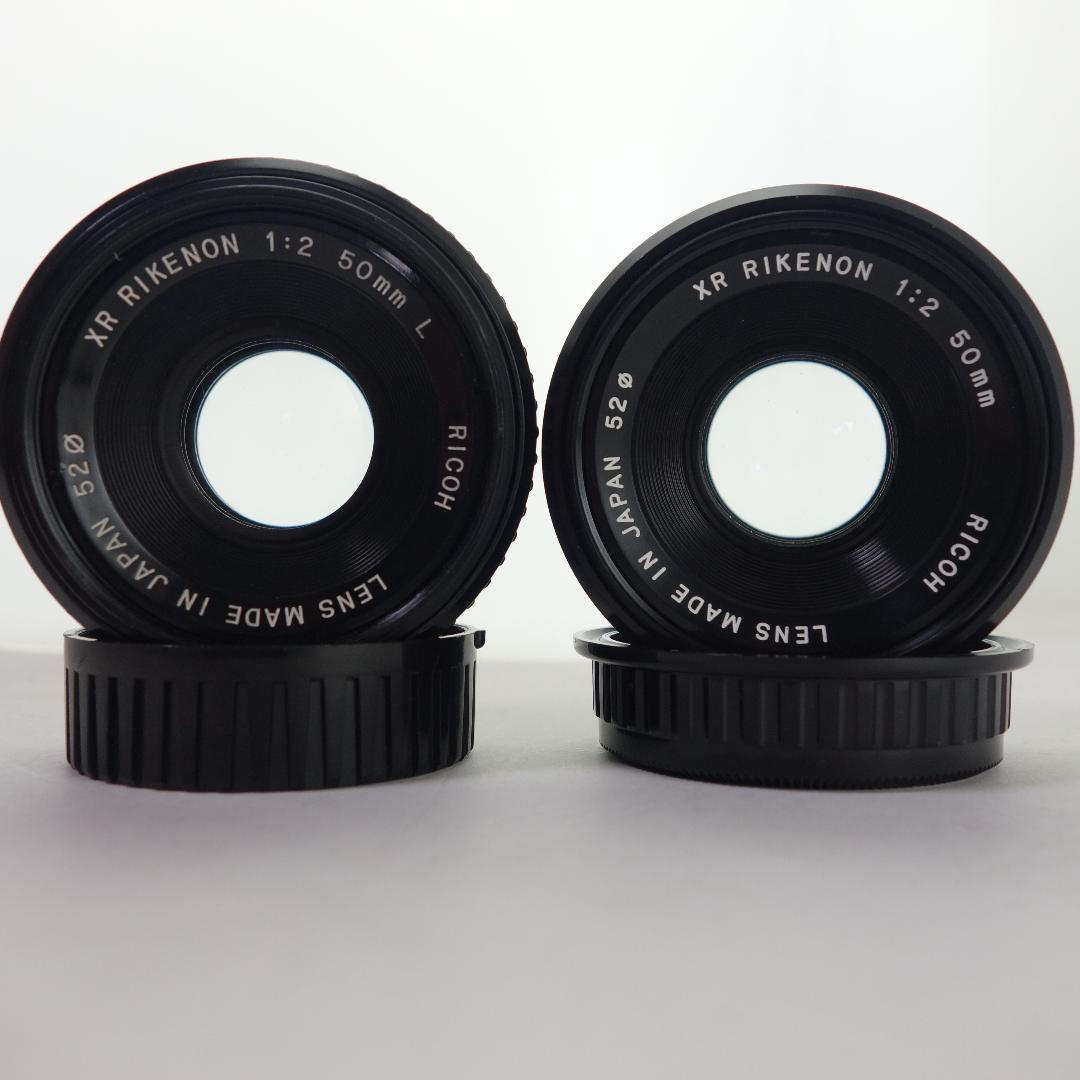 XR RIKENON 50mm F2 和製ズミクロン 第一＆第二世代 2本セット