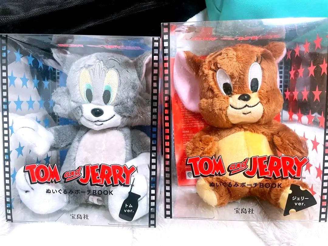 トムとジェリー ぬいぐるみポーチとポーチセット &ミニトートバッグ