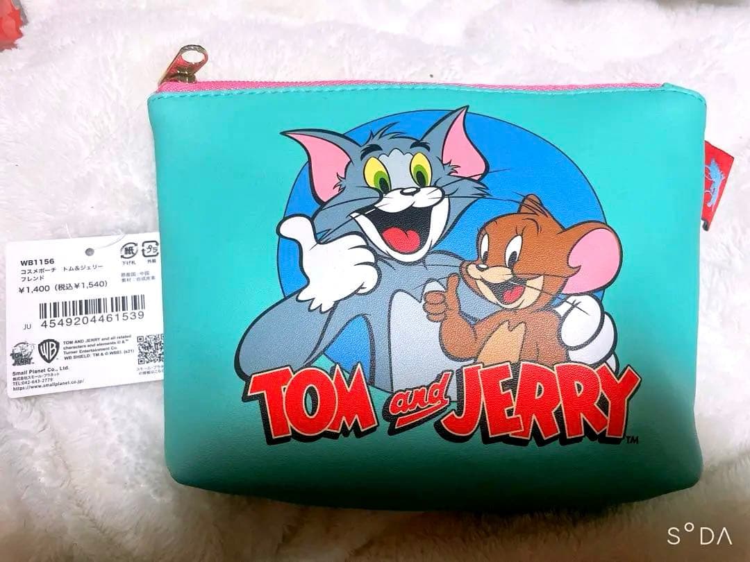 トムとジェリー ぬいぐるみポーチとポーチセット &ミニトートバッグ