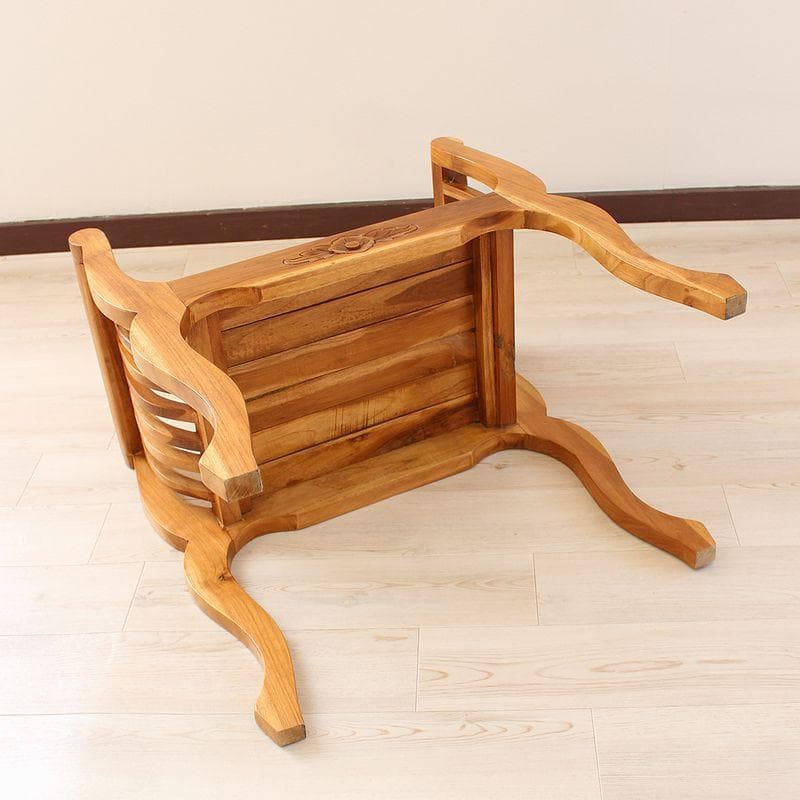 新品 アジアン チーク家具 無垢 デザインスツール リゾートチェア 椅子 腰掛