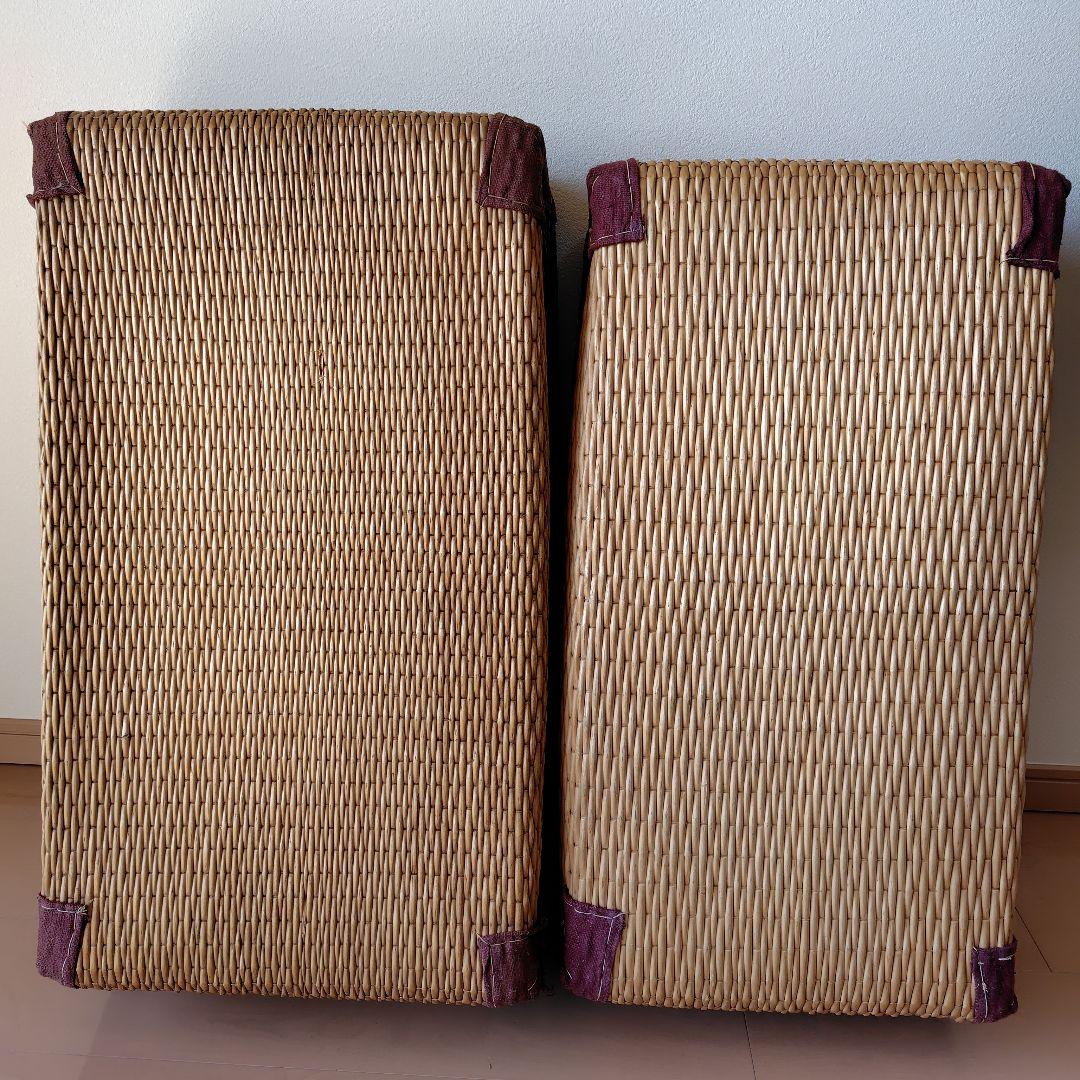 柳行李　大きめ　昭和レトロ　アンティーク籠