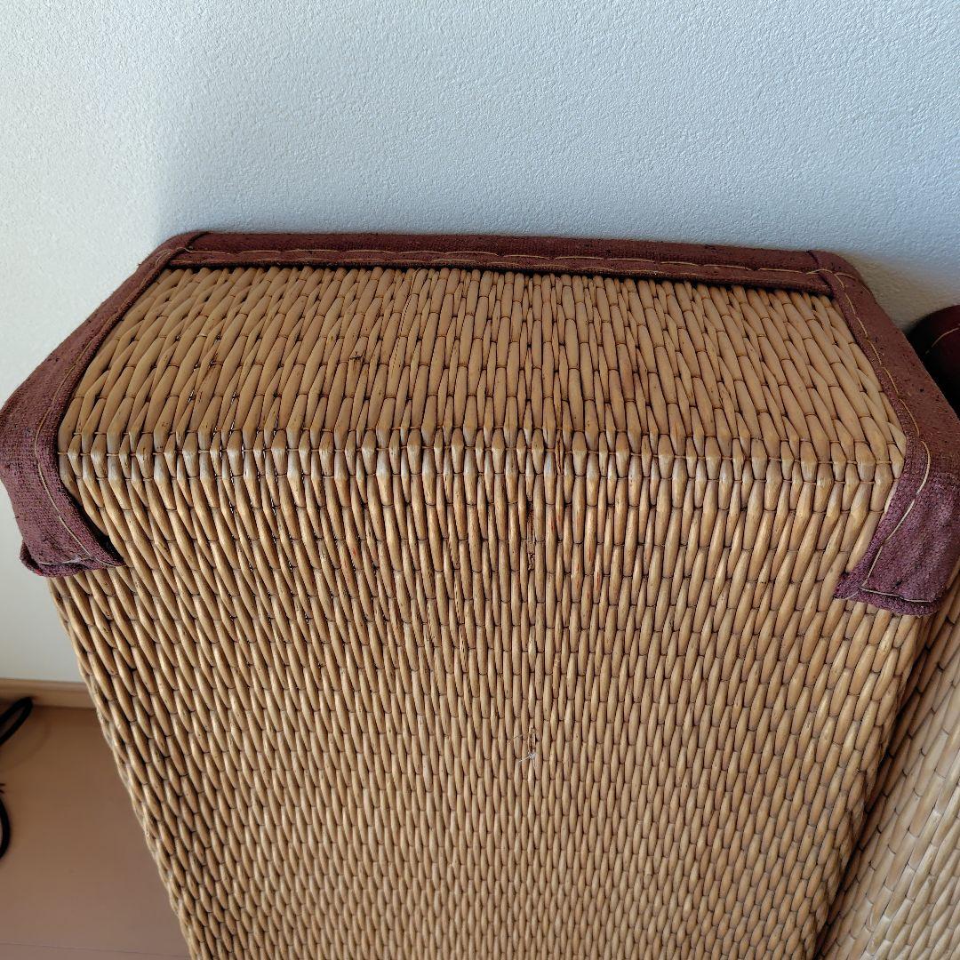 柳行李　大きめ　昭和レトロ　アンティーク籠