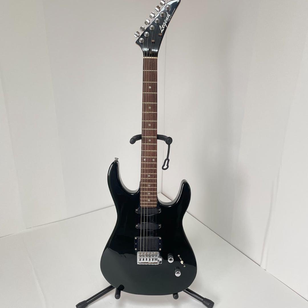 Legend エレキギター ブラック 初心者向け ソフトケース付き