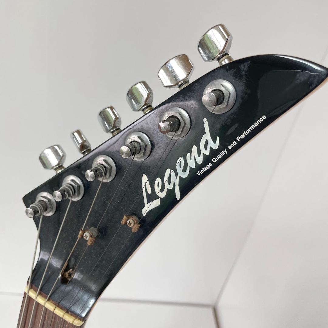Legend エレキギター ブラック 初心者向け ソフトケース付き