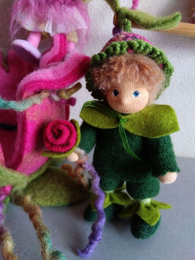アンドレアラッツ　一点物　ドイツ　フェアリー　エルフ　人形　ぬいぐるみ
