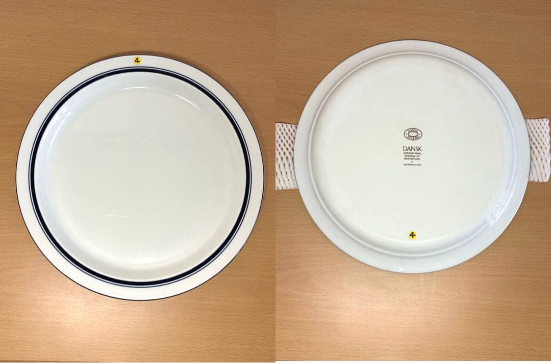 【美品】DANSK ダンスクBistro ディナープレート26.5㎝ 5枚セット