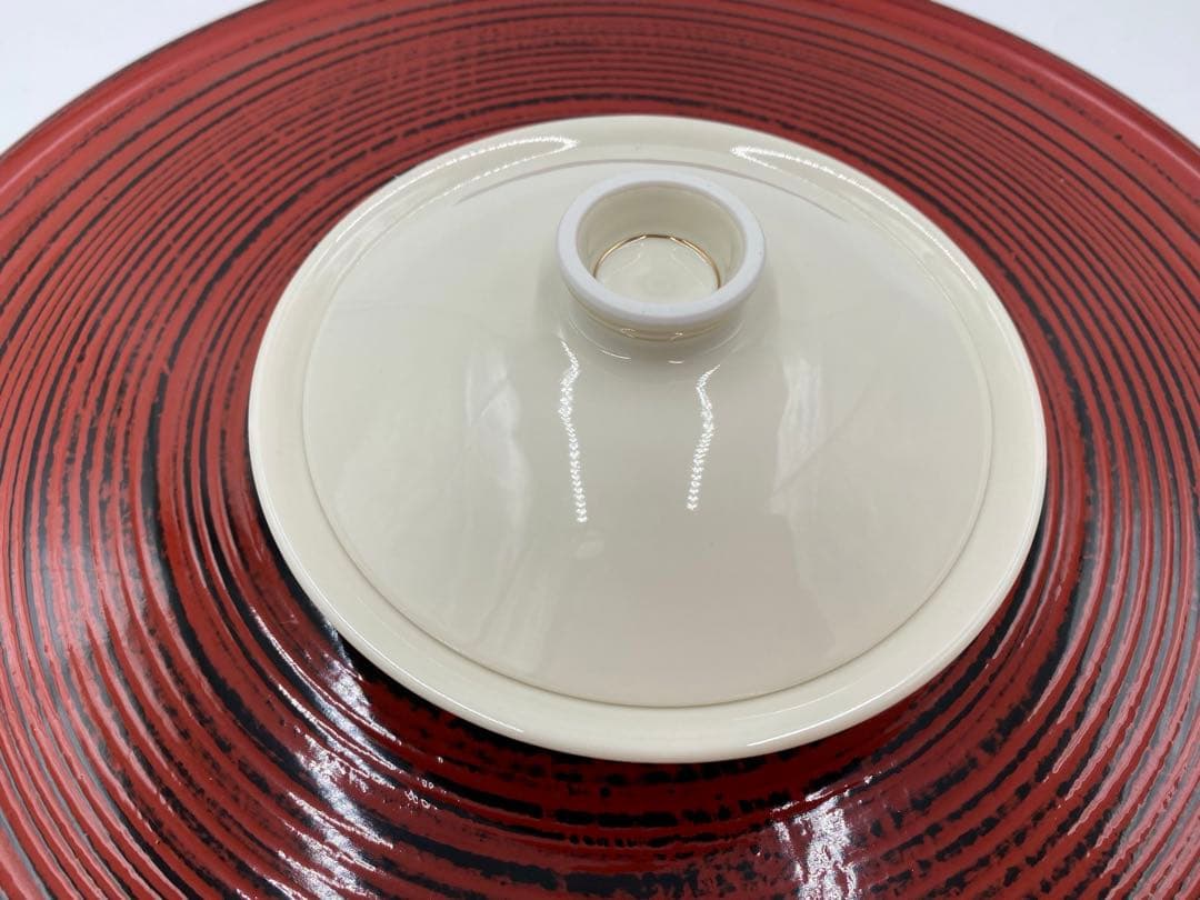 【☆希少なお品☆】【新品】有田焼徳幸窯　錦クリーム釉地紋尽くし浅蓋物