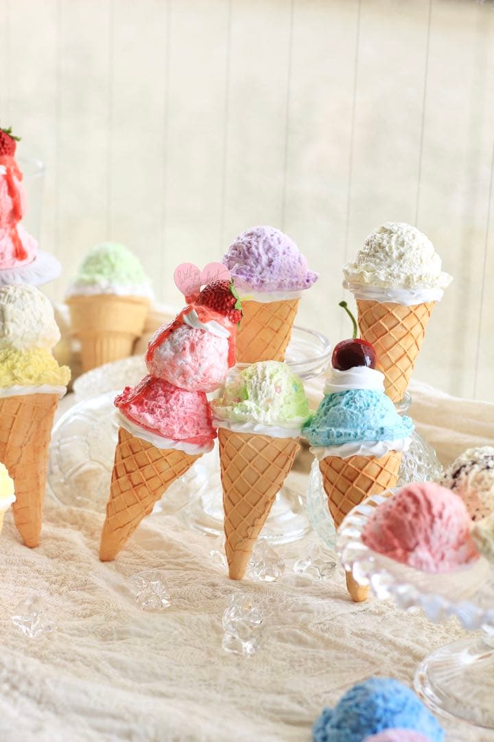 参考画像 クレイアイス フェイクスイーツ アイスクリーム